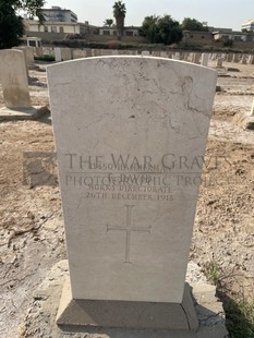 BAGHDAD (NORTH GATE) WAR CEMETERY - DAVID, F
